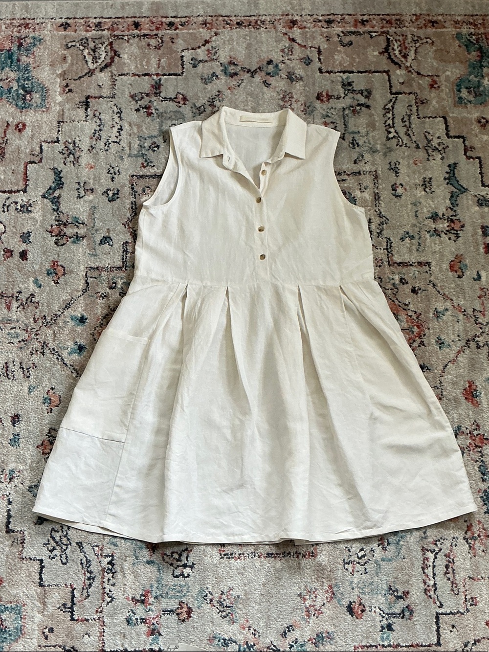 Creatures of Comfort Silk Linen Dress